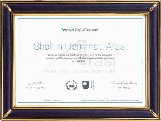 Shahin Hemmati Arasi (Google Approved)